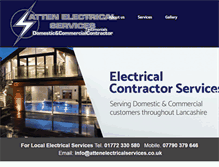 Tablet Screenshot of preston-electricians.net